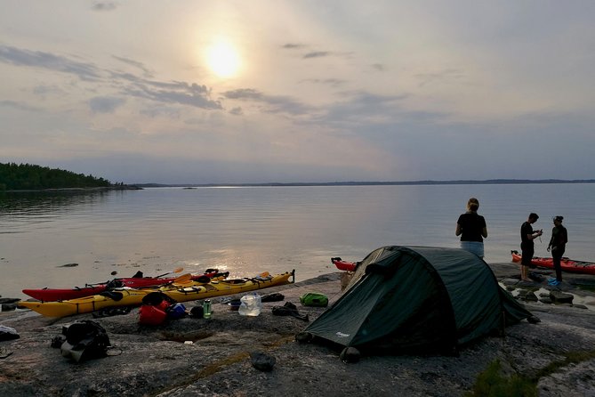 2-Day Small-Group Stockholm Archipelago Kayak Tour - Paddling between the Stockholm Archipelago islands
