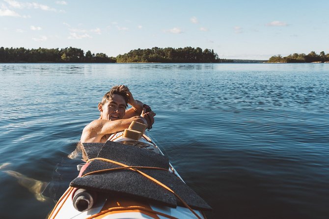 5-Day Kayak & Wildcamp the Archipelago of Sweden - Self-guided - Day 2: Outer skerries and the view from Kupa Klint