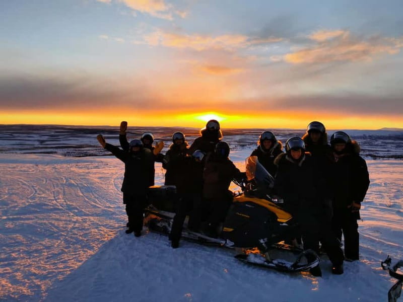 Arctic Dream - Snowmobile Safari to Lapland Viewpoint - Riding from Kiruna toward the Arctic tundra