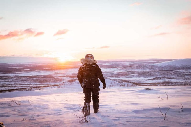 Arctic Dream - Snowmobile Safari to Lapland Viewpoint - The first 40-minute snowmobile ride