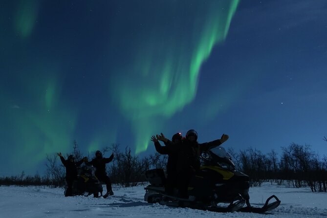 Enjoy the Aurora show on top of the mountain inc tipi dinner - Riding the off-map trails to Mt. Ednavaara