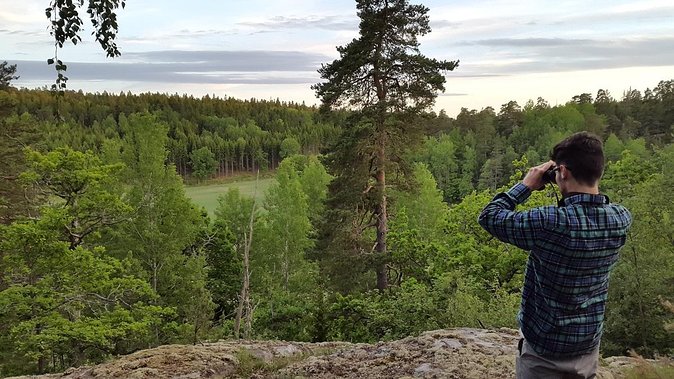 Evening Wildlife Safari Stockholm - Bornsjöns naturreservat and the hilltop fire