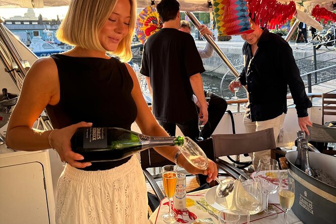 Exclusive Yacht Tour of Stockholm: sunset, dinner, lunch, cruise - Blasieholmen mixes museums, hotels, and polished waterfront views