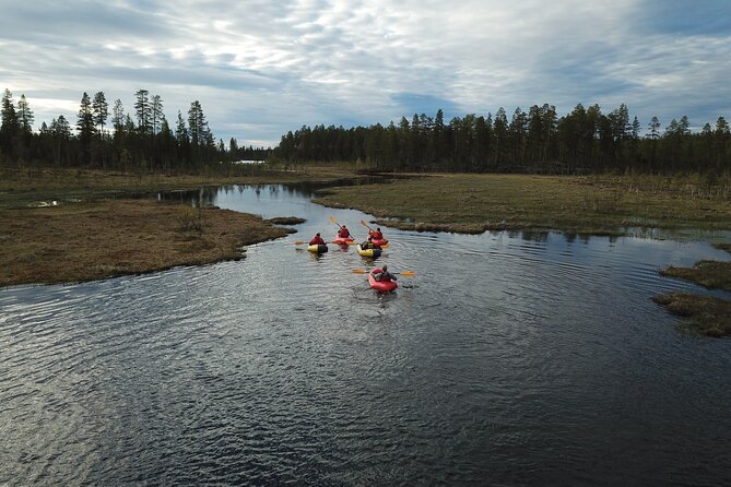 Family Packraft tour in Sälen - Fast sections demand active steering
