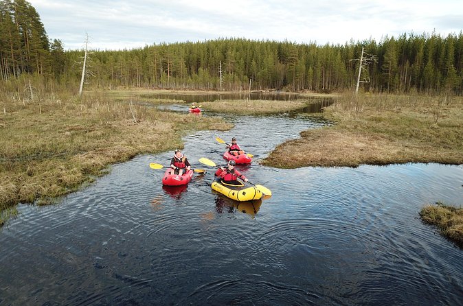 Family Packraft tour in Sälen - Timing is less simple than the four-hour label