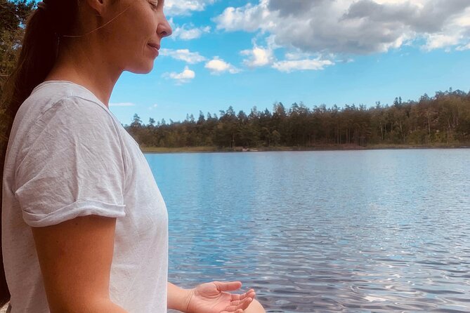 Forestbathing Slow Walking and Healing Spring Water, Stockholm - Walking slowly through the pine forest