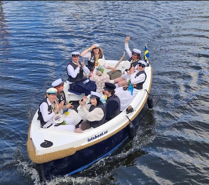 Gothenburg city center: Electric selfdrive boat tour - Key points to know before you book