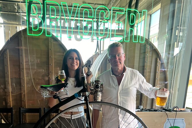 Guided Brewery Tour on Bicycle - The cycling route and city views