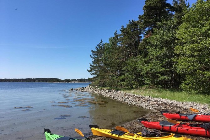 Kayak Tour in the Stockholm Archipelago with Lunch Meal - Baltic water, coffee, and Swedish fika
