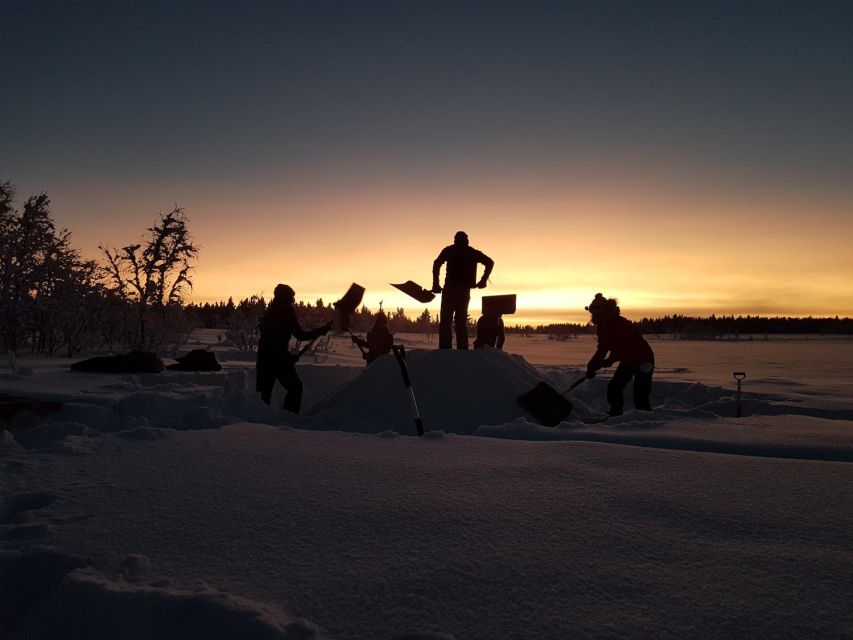 Kiruna: Build your own igloo overnight Tour - The real attraction: earning your night in the snow