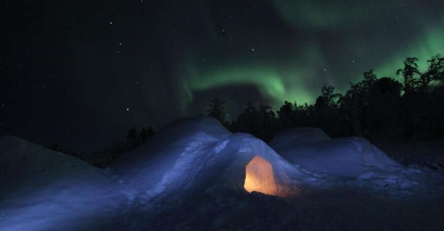 Kiruna: Build your own igloo overnight Tour - Four hours of snow work