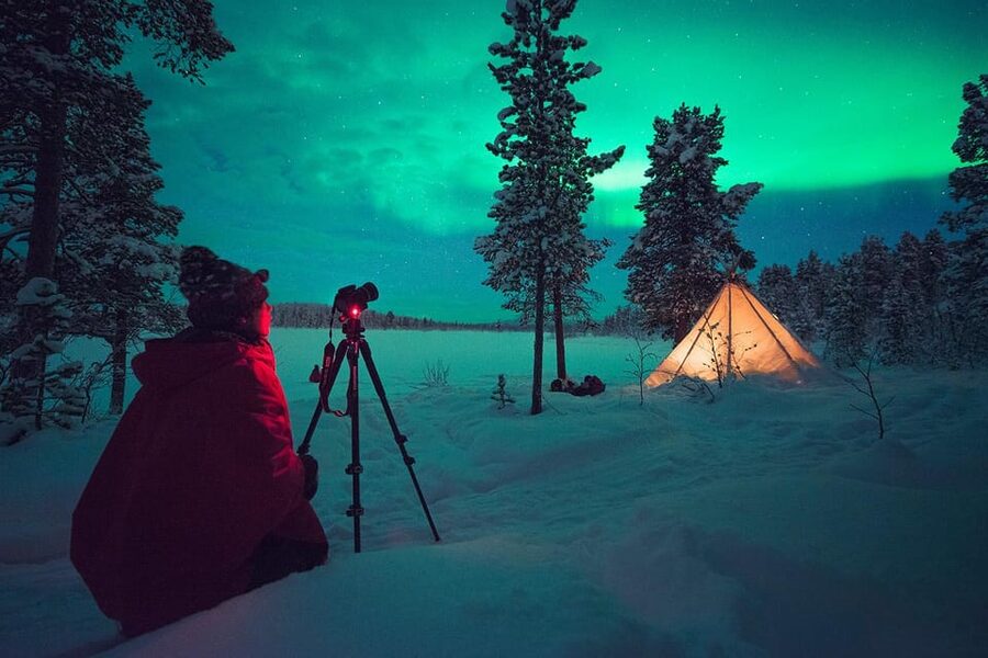 Kiruna: Northern Light Photo Tour with Equipment - Following the forecast instead of one fixed spot