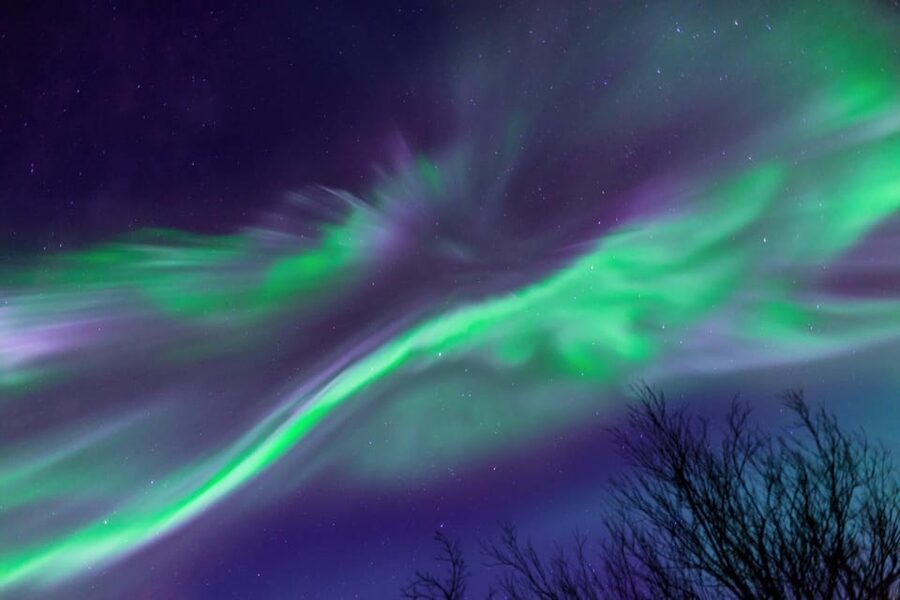 Kiruna: Northern Lights Minivan Chase with Warm Drink - Warm drinks, Lapland treats, and Arctic patience