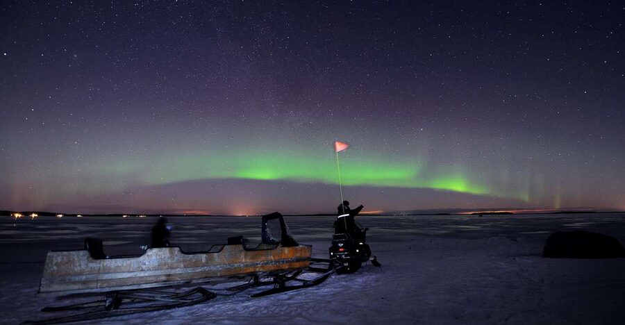 Luleå : Northern Lights Tour on a Snowmobile drawn Sled - Key points to know before you book