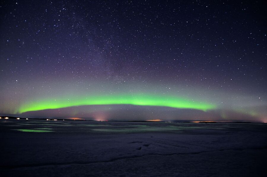 Luleå : Northern Lights Tour on a Snowmobile drawn Sled - What the $199 price includes