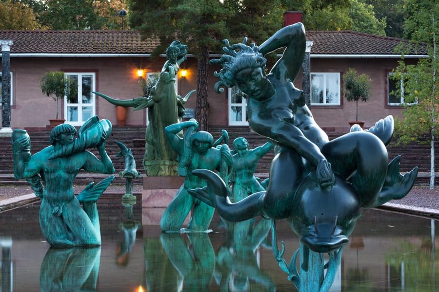 Millesgården Museum: sculpture park and art galllery - Anne’s House and the Svenskt Tenn interiors