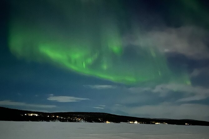 Northern Light snowmobile tour in Kiruna 7:30 pm - Fika in the middle of the Arctic night
