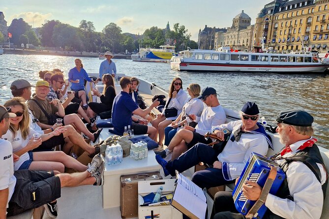 Open Electric Boat Ride in Stockholm with Live-Guide - Nordiska Museet and the Royal Dramatic Theatre