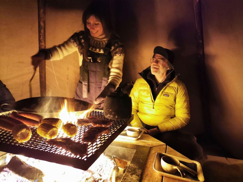 Premium Aurora Snowmobile Ride With Panoramic Views - Warm up inside the tipi with a local meal