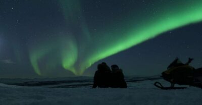 Premium Aurora Snowmobile Ride With Panoramic Views