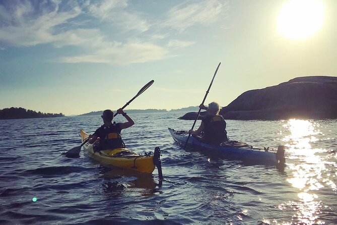 PRIVATE Sunset Kayaking in Stockholm Archipelago Nature Reserve - At a glance