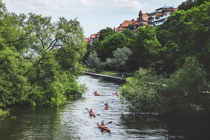 Self-Guided Kayak Adventure In Central Stockholm (One-man kayak) - Equipment, drybag, and practical comfort