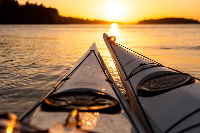 Stockholm Archipelago Sunset Kayaking and Fika tour - Norrhamnen and Vaxholm’s fishing cottages