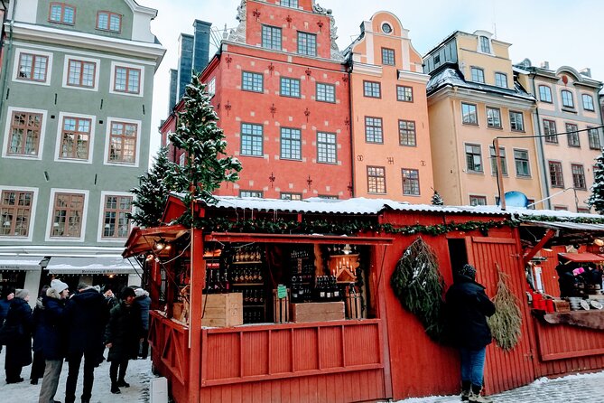 Stockholm Christmas Tour and Food Tasting Experience - Skeppsbrokajen and the giant Christmas tree story