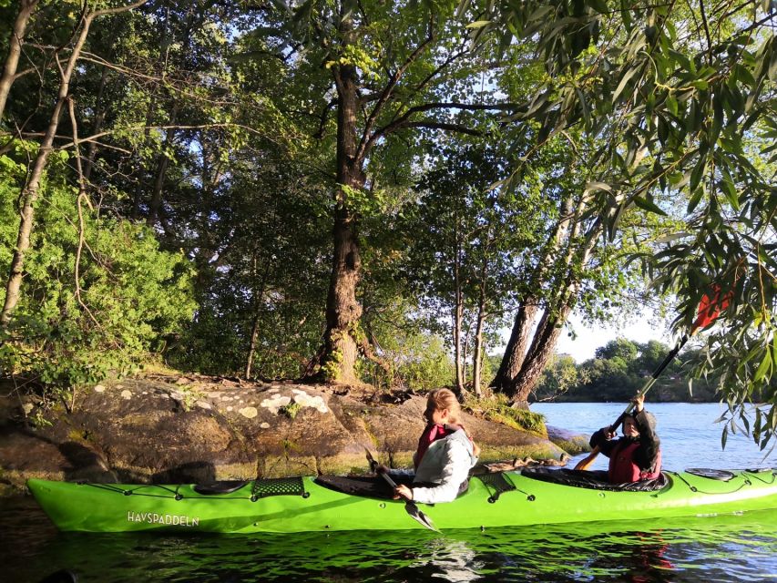 Stockholm Evening Kayak with BBQ. - What you eat, and what a fire ban changes