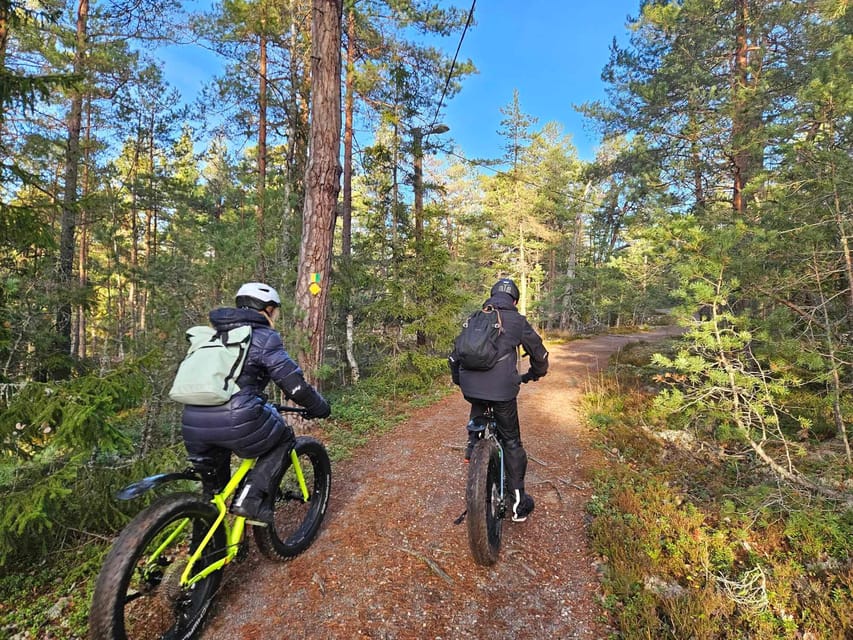 Stockholm: Fat Bike Forest Adventure with Lunch and Sauna - Lunch at the forest café
