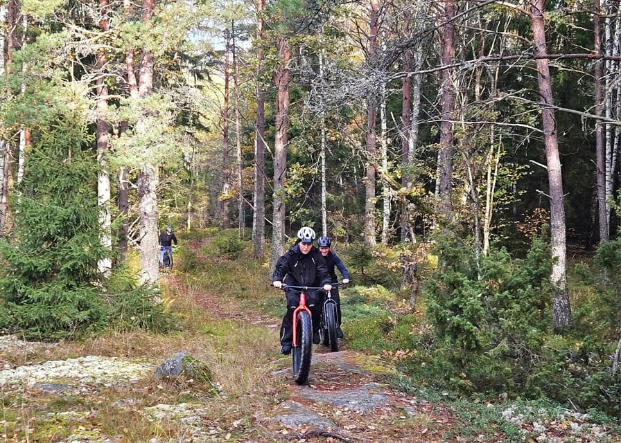 Stockholm: Fat Bike Forest Adventure with Lunch and Sauna - Sauna, showers, and the practical finish