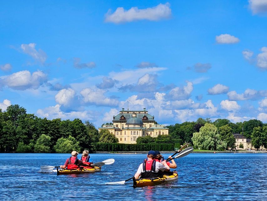 Stockholm: Guided Kayak Tour to Drottningholm Royal Palace - Walking through the gardens