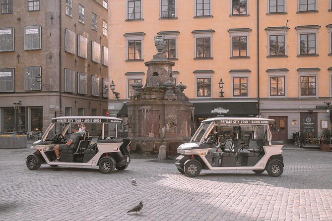 Stockholm Highlights: Private Golf Cart Tour - Fjällgatan and a glimpse of street art