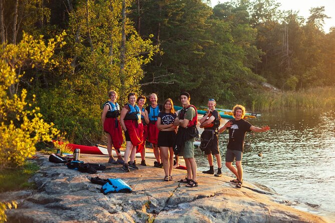 Stockholm: Kayaking tour around Vaxholm Archipelago with Fika - Resarö and the remarkable Ytterby Mine