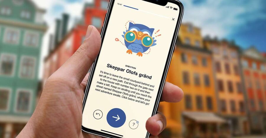 Stockholm: Old Town Self-Guided Tour Learn and solve Puzzles - Saint George and the Dragon
