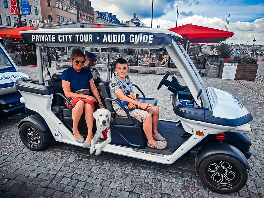 Stockholm Private Golf Cart Tours - Starting at Skeppsbron beside the old center