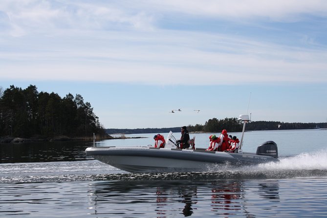 Stockholm RIB Speed Boat Tour - From Strandvägen to open water