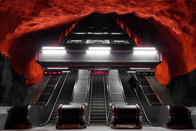 Stockholm: Underground Metro Art Ride with a Local - The four elements and the final station