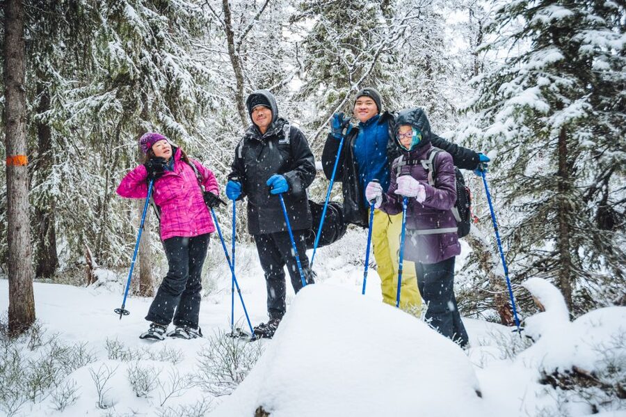 Stockholm: Winter Snowshoe Full-Day Hike - Learning to walk on snow and ice