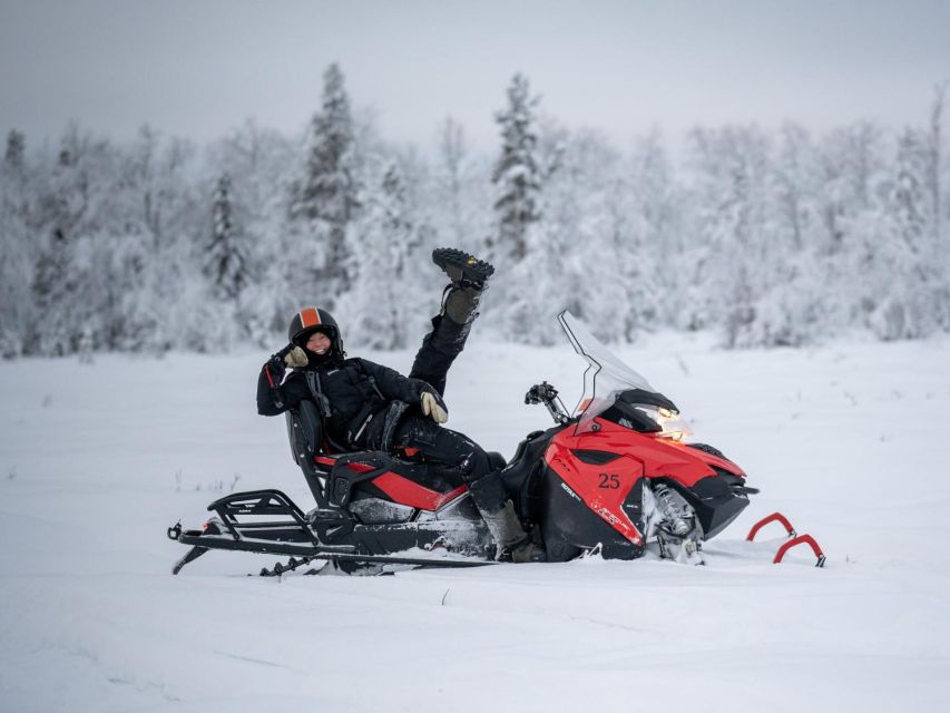 Wilderness Tour with Snowmobile & Ice Fishing - Key points at a glance