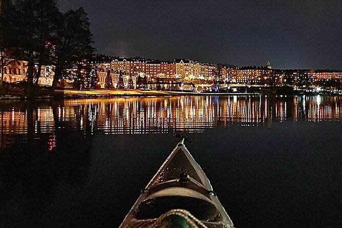 Winter Kayak Tour in Stockholm City (Dry Suit Kayaking) - What the city looks like from below the bridges
