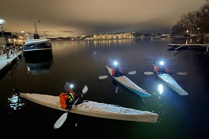 Winter Kayak Tour in Stockholm City (Dry Suit Kayaking) - Tandem kayaks make the first outing easier